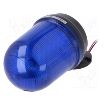 Сигнализатор световой синий QLIGHT Q125LW-1224-B