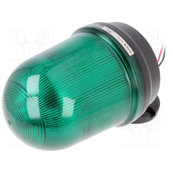 Сигнализатор световой зеленый QLIGHT Q125LW-1224-G