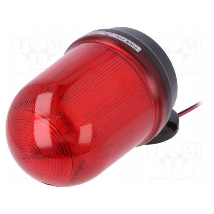 Сигнализатор световой красный QLIGHT Q125LW-1224-R (Q125LW-12/24-R)