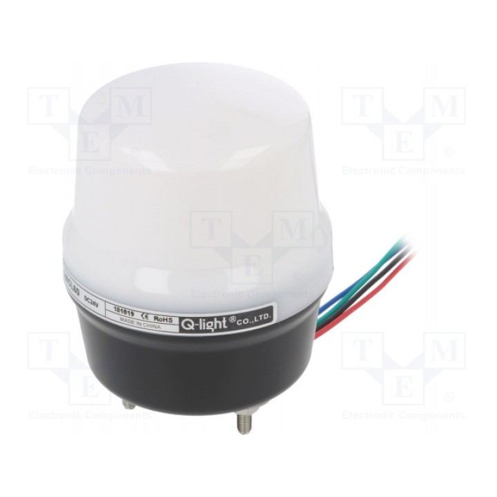 Сигнализатор световой непрерывный световой сигнал QLIGHT QMCL60-24 (QMCL60-24)