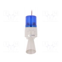 Сигнализатор светозвуковой 24вdc QLIGHT S60ADS-24-B