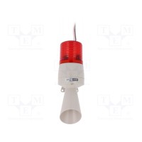 Сигнализатор светозвуковой 24вdc QLIGHT S60ADS-24-R