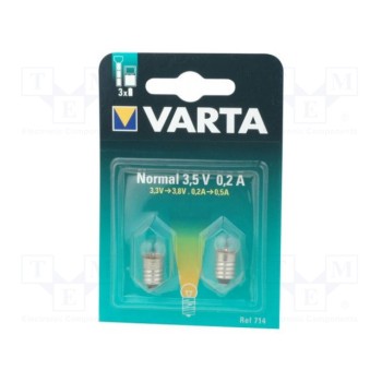 Лампочка миниатюрная E10 VARTA LAMP-714