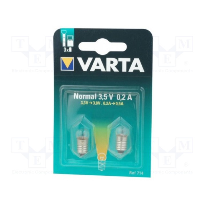 Лампочка миниатюрная E10 VARTA (LAMP-714)