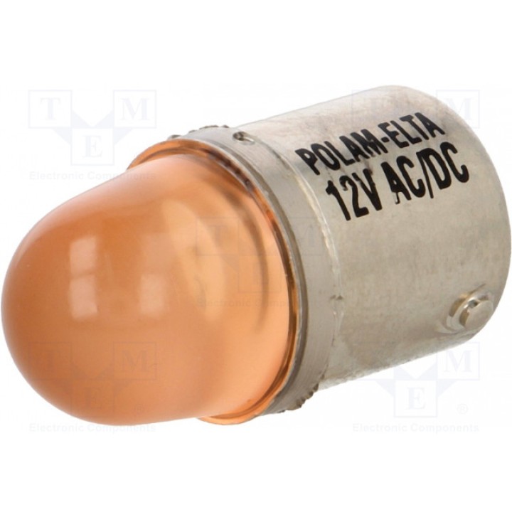 Лампочка LED POLAM-ELTA LO-BA15S-12ACDC (LO-BA15S-12AC-DC)