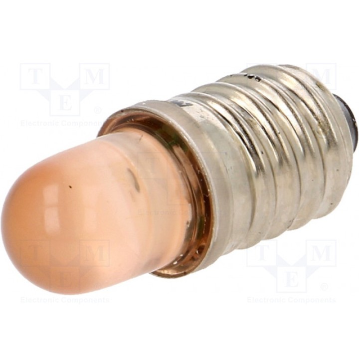 Лампочка LED оранжевый POLAM-ELTA LO-E10-24ACDC (LO-E10-24AC-DC)
