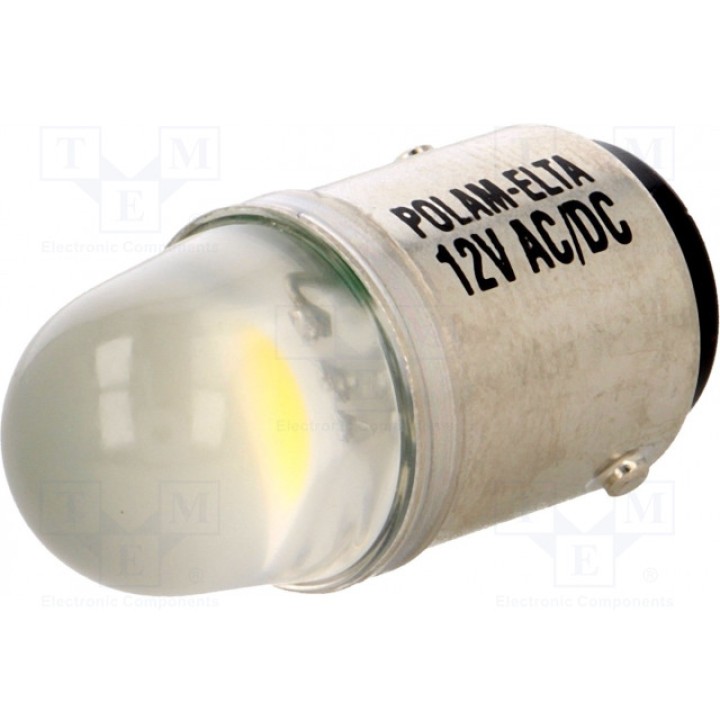 Лампочка LED POLAM-ELTA LW-BA15D-12ACDC (LW-BA15D-12AC-DC)