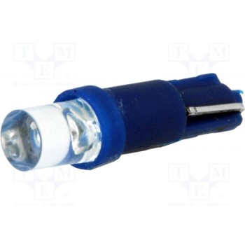 Лампочка LED синий T5 OPTOSUPPLY OST05WG01GD-B5T5