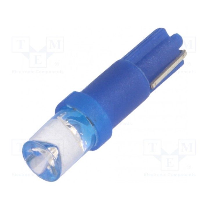 Лампочка LED синий T5 OPTOSUPPLY OST05WG01GD-B5YUT5C1B (OST05WG01GD-B5YUT5)