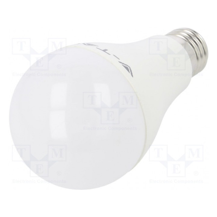 Лампочка LED теплый белый E27 V-TAC SKU 4453 (3800157608091)