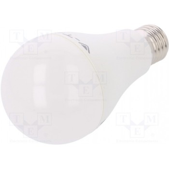 Лампочка LED теплый белый E27 V-TAC 3800157608121