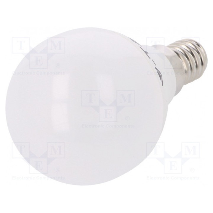 Лампочка LED теплый белый E14 V-TAC SKU 42501 (3800157624367)