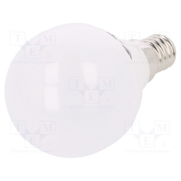 Лампочка LED холодный белый E14 V-TAC SKU 42521 (3800157624374)