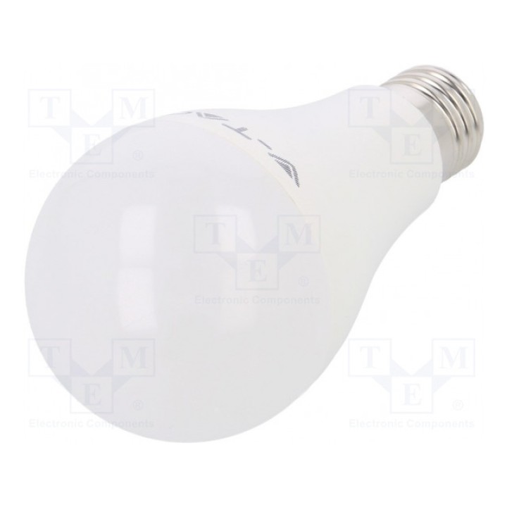 Лампочка LED теплый белый E27 V-TAC SKU 159 (3800157627726)