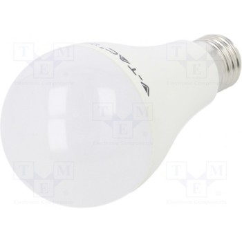 Лампочка LED теплый белый E27 V-TAC 3800157627757