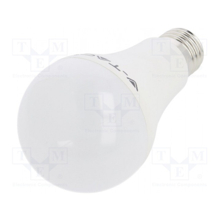 Лампочка LED холодный белый E27 V-TAC SKU 164 (3800157627771)