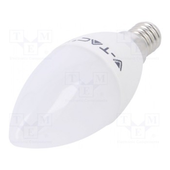 Лампочка LED теплый белый E14 V-TAC 3800157637107