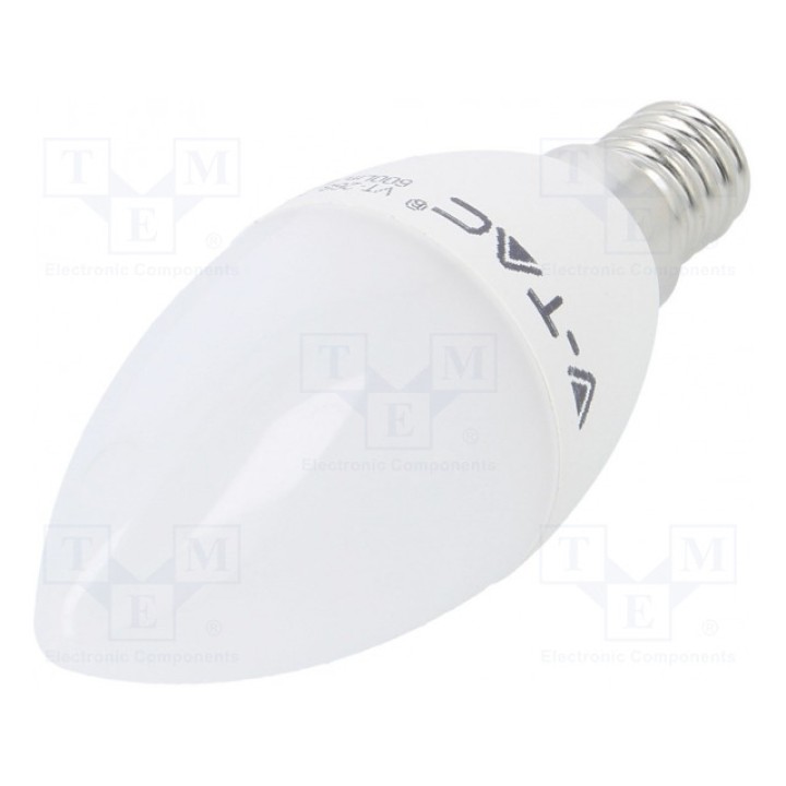 Лампочка LED белый нейтральный E14 V-TAC SKU 112 (3800157637114)