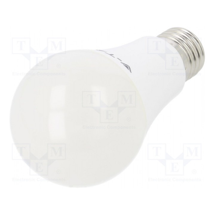 Лампочка LED теплый белый E27 V-TAC SKU 4228 (3800230626295)