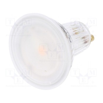 Лампочка LED теплый белый GU10 OSRAM 4052899958111