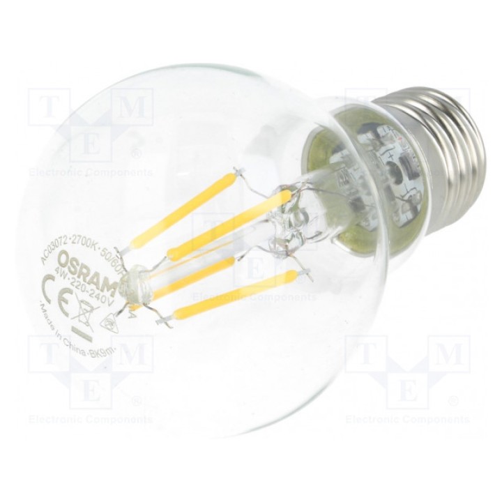 Лампочка LED теплый белый E27 OSRAM 4052899961722 (4052899961722)