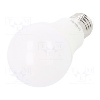 Лампочка LED теплый белый E27 TOSHIBA 4713233150126