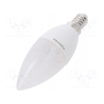 Лампочка LED теплый белый E14 TOSHIBA 4713233150164