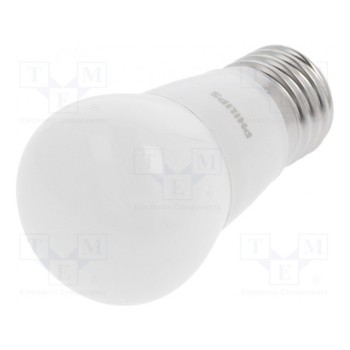 Лампочка LED теплый белый E27 PHILIPS 50765000