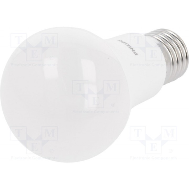 Лампочка LED белый нейтральный E27 PHILIPS 8718696510322 (51032200)