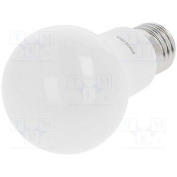 Лампочка LED теплый белый E27 PHILIPS 57753000