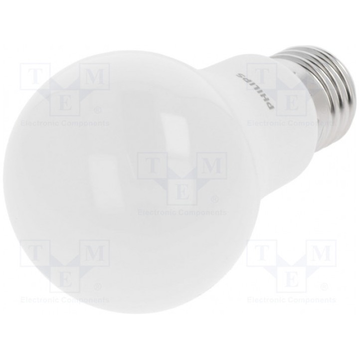Лампочка LED теплый белый E27 PHILIPS 8718696490761 (57753000)