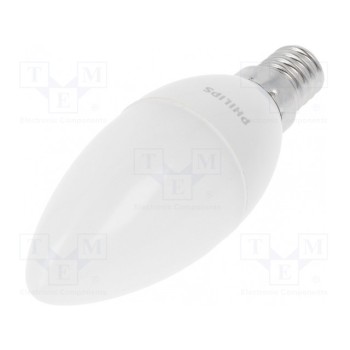 Лампочка LED теплый белый E14 PHILIPS 78701300