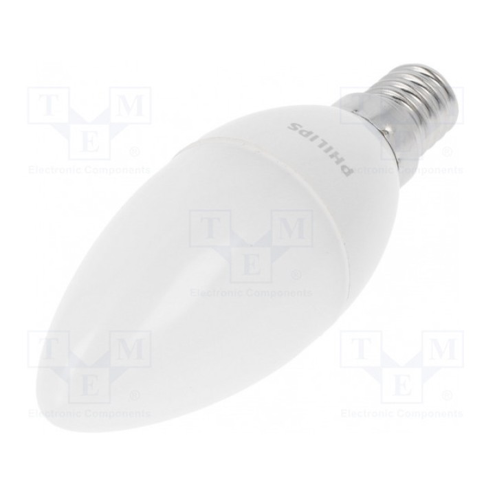 Лампочка LED теплый белый E14 PHILIPS 8718291787013 (78701300)
