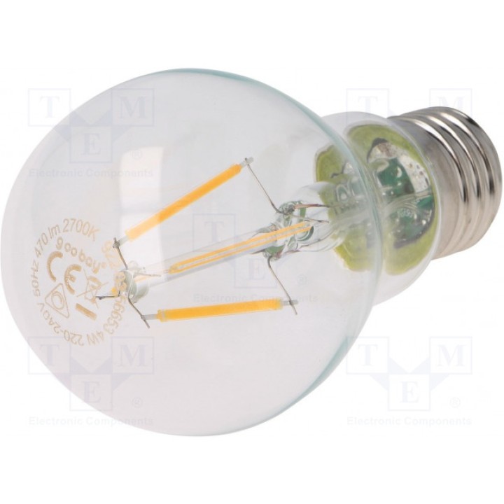 Лампочка LED теплый белый E27 Goobay 56653 (GOOBAY-56653)