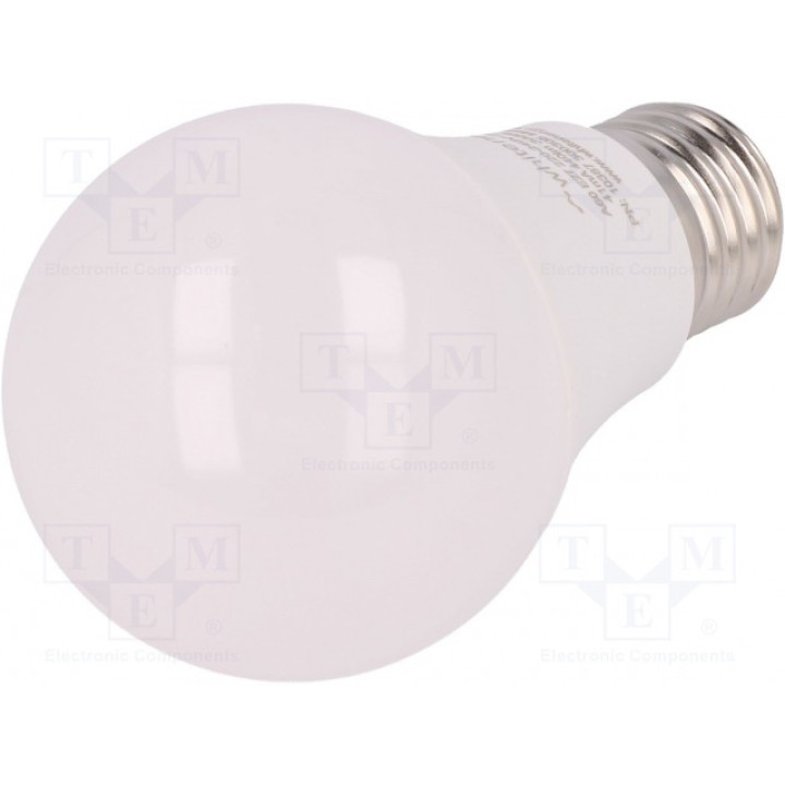 Лампочка LED теплый белый E27 WHITENERGY 10387 (WHITENERGY-10387)