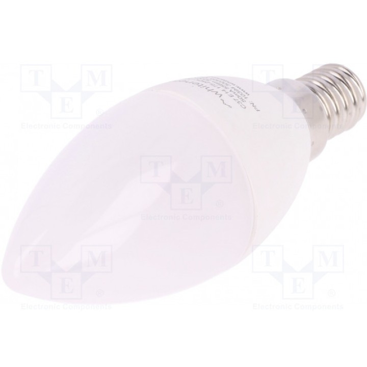 Лампочка LED теплый белый E14 WHITENERGY 10394 (WHITENERGY-10394)