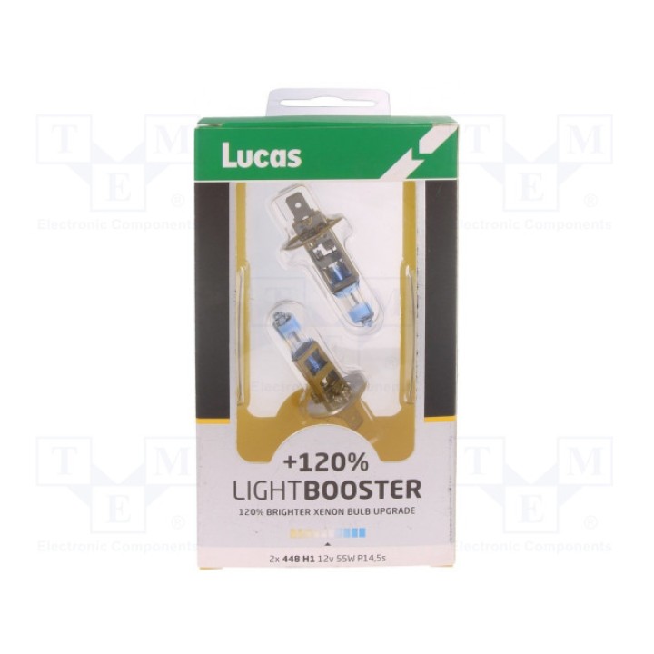 Лампочка автомобильная P145s белый LUCAS LLX448XLSX2 (LLX448XLSX2)