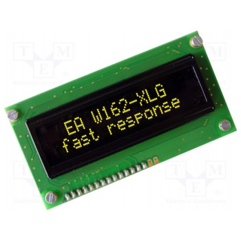Дисплей oled алфавитно-цифровой ELECTRONIC ASSEMBLY EA W162-XLG