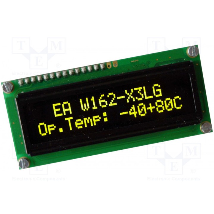 Дисплей OLED ELECTRONIC ASSEMBLY EA W162-X3LG (EAW162-X3LG)