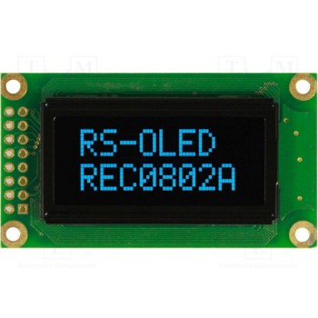 Дисплей OLED RAYSTAR OPTRONICS REC000802ABPP5N0