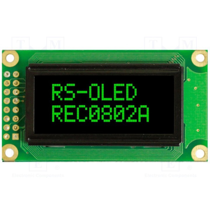Дисплей OLED RAYSTAR OPTRONICS REC000802AGPP5N00000 (REC000802AGPP5N0)