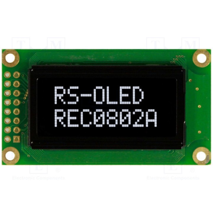 Дисплей OLED RAYSTAR OPTRONICS REC000802AWPP5N00000 (REC000802AWPP5N0)