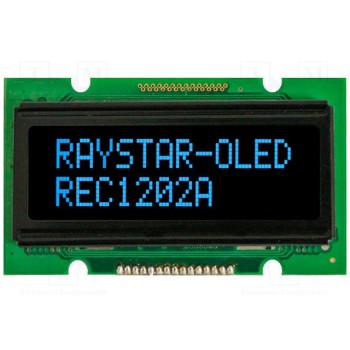 Дисплей OLED RAYSTAR OPTRONICS REC001202ABPP5N0