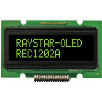 Дисплей OLED RAYSTAR OPTRONICS REC001202AGPP5N0