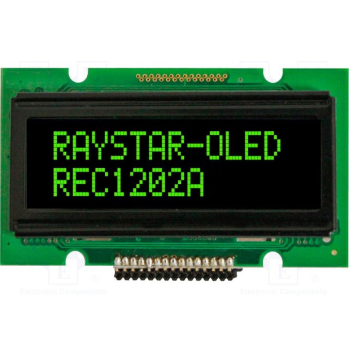 Дисплей oled алфавитно-цифровой RAYSTAR OPTRONICS REC001601AGPP5N00000 (REC001601AGPP5N0)