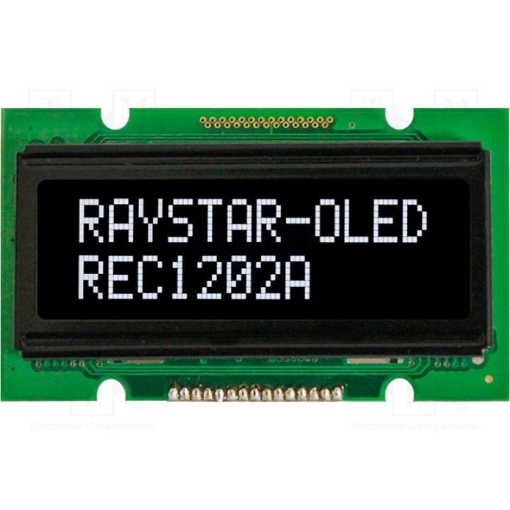Дисплей oled алфавитно-цифровой RAYSTAR OPTRONICS REC001601AWPP5N00000 (REC001601AWPP5N0)