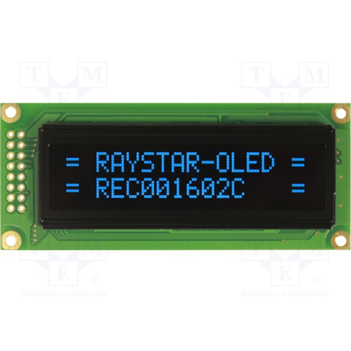 Дисплей OLED RAYSTAR OPTRONICS REC001602CBPP5N00000 (REC001602CBPP5N0)