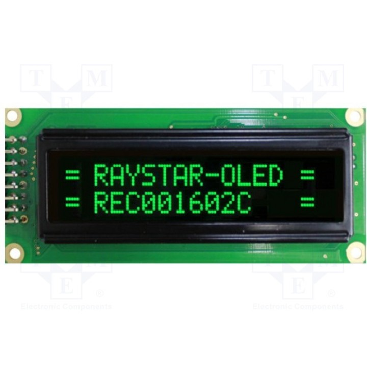 Дисплей OLED RAYSTAR OPTRONICS REC001602CGPP5N00000 (REC001602CGPP5N0)