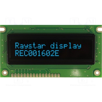 Дисплей OLED RAYSTAR OPTRONICS REC001602EBPP5N0