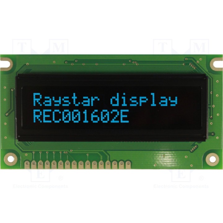 Дисплей OLED RAYSTAR OPTRONICS REC001602EBPP5N00000 (REC001602EBPP5N0)